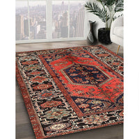 Traditional Saffron Red Persian Rug, tr2562