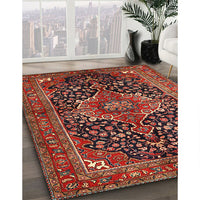 Traditional Gold Brown Medallion Rug, tr2563