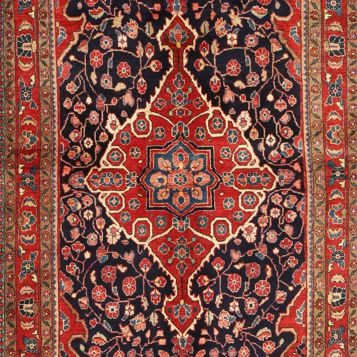Traditional Gold Brown Medallion Rug, tr2563