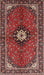 Traditional Orange Salmon Pink Persian Rug, tr2566