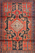 Machine Washable Traditional Orange Salmon Pink Rug, wshtr2568