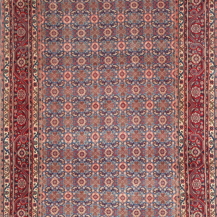 Machine Washable Traditional Brown Red Rug, wshtr256