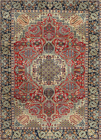 Machine Washable Traditional DarkKhaki Green Rug, wshtr2570