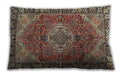 Traditional Classic Rectangular Dark Khaki Green Lumbar Throw Pillow, 13 inch by 19 inch, lbtr2570