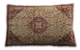 Traditional Classic Rectangular Sandy Brown Lumbar Throw Pillow, 13 inch by 19 inch, lbtr2574