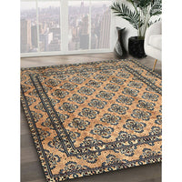 Traditional Dark Brown Persian Rug, tr2576