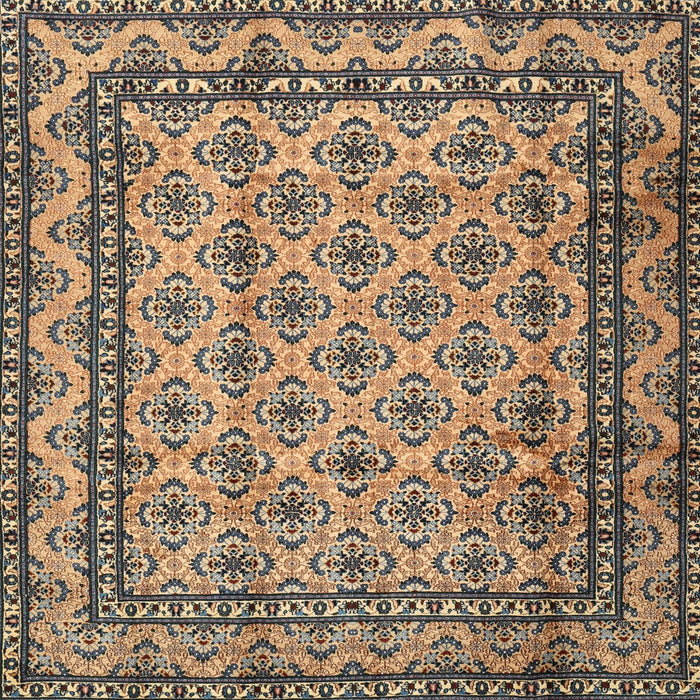 Square Traditional Dark Brown Persian Rug, tr2576