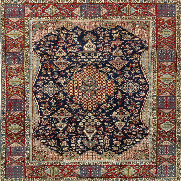 Square Traditional Brown Persian Rug, tr2577