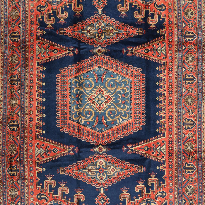 Traditional Saffron Red Persian Rug, tr2578