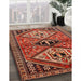 Machine Washable Traditional Tomato Red Rug in a Family Room, wshtr2581