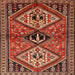 Square Traditional Red Persian Rug, tr2581