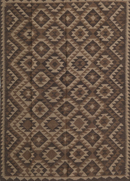 Machine Washable Traditional Brown Rug, wshtr2582