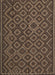 Machine Washable Traditional Brown Rug, wshtr2582