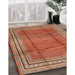 Machine Washable Traditional Peru Brown Rug in a Family Room, wshtr2584