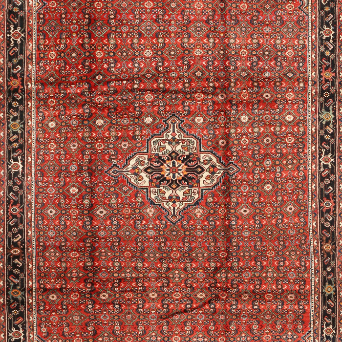 Traditional Orange Salmon Pink Persian Rug, tr2585