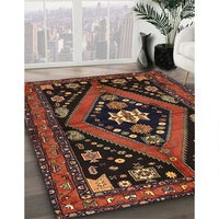 Traditional Sienna Brown Persian Rug, tr2586