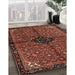 Machine Washable Traditional Saffron Red Rug in a Family Room, wshtr2588