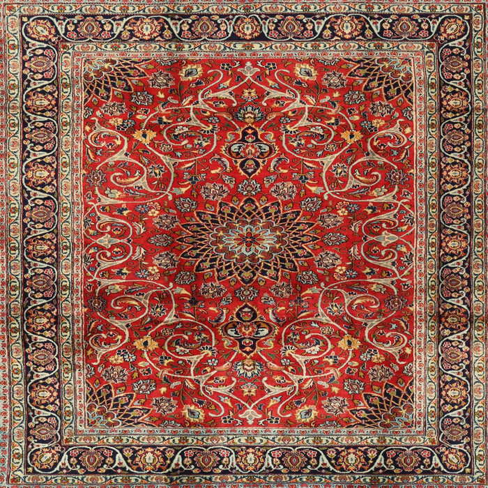 Square Traditional Red Persian Rug, tr2589