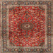 Square Traditional Red Persian Rug, tr2589