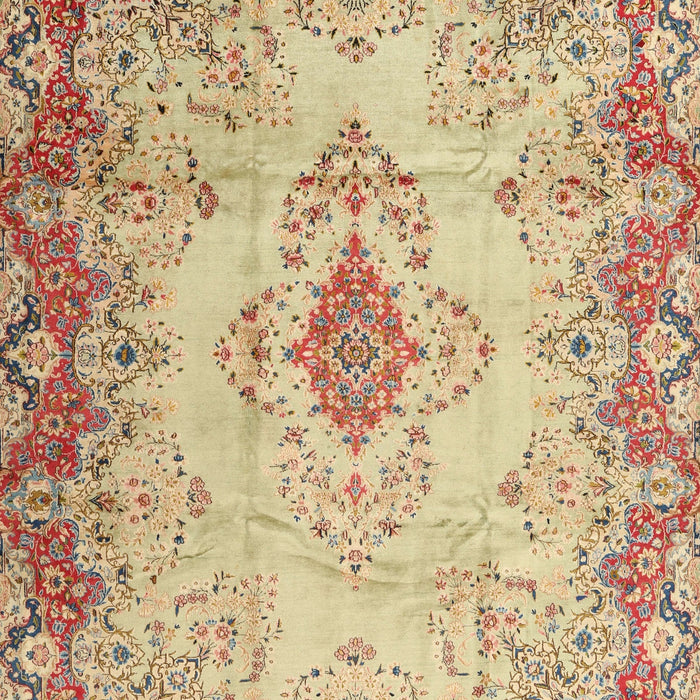 Traditional Brown Gold Persian Rug, tr2590