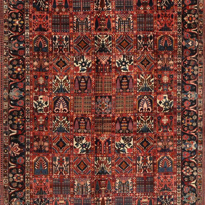 Machine Washable Traditional Sienna Brown Rug, wshtr2591