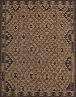 Machine Washable Traditional Dark Gold Brown Rug, wshtr2594