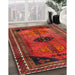 Traditional Red Persian Rug in Family Room, tr2596