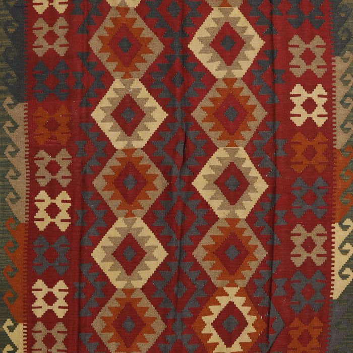 Traditional Reddish Brown Southwestern Rug, tr2597