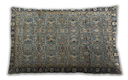 Traditional Classic Rectangular Sage Green Lumbar Throw Pillow, 13 inch by 19 inch, lbtr2598