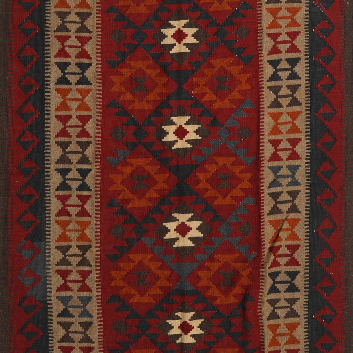 Traditional Dark Brown Southwestern Rug, tr2599