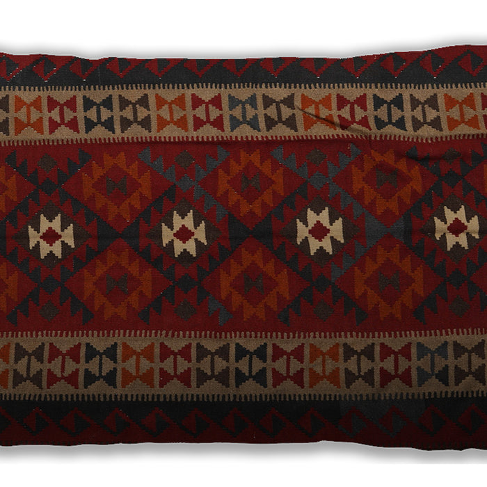 Traditional Classic Rectangular Dark Brown Lumbar Throw Pillow, 13 inch by 19 inch, lbtr2599