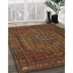 Traditional Red Persian Rug in Family Room, tr25