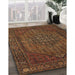 Traditional Red Persian Rug in Family Room, tr25