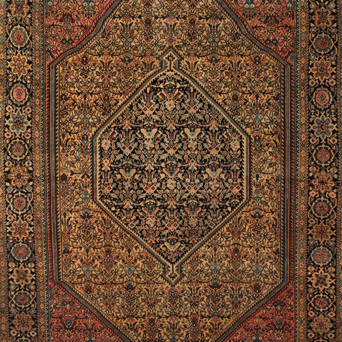 Machine Washable Traditional Night Red Rug, wshtr25