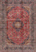 Traditional Saffron Red Medallion Rug, tr2601