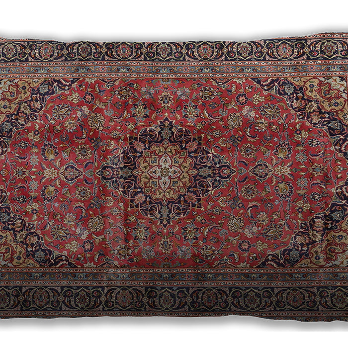 Traditional Classic Rectangular Saffron Red Lumbar Throw Pillow, 13 inch by 19 inch, lbtr2601
