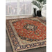 Machine Washable Traditional Saffron Red Rug in a Family Room, wshtr2603