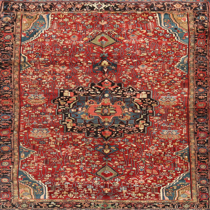 Square Traditional Red Persian Rug, tr2606