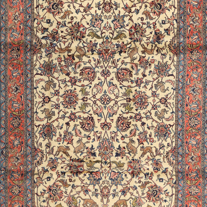 Machine Washable Traditional Chestnut Brown Rug, wshtr2609