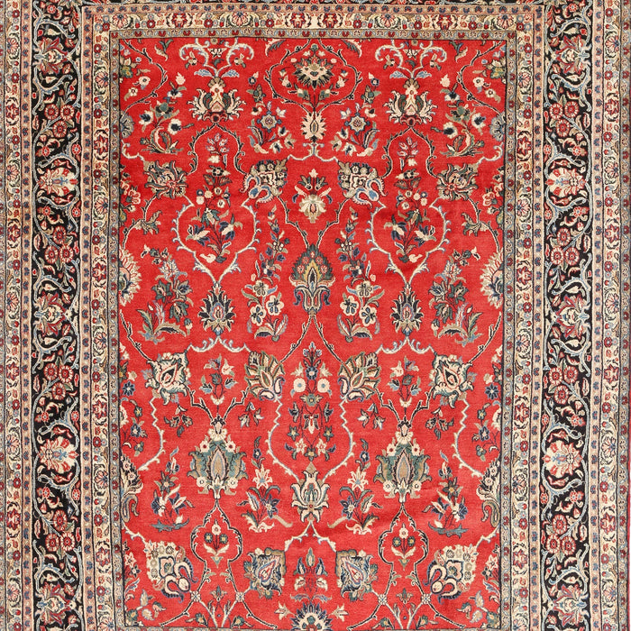 Machine Washable Traditional Red Rug, wshtr260