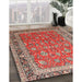 Machine Washable Traditional Red Rug in a Family Room, wshtr260