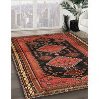 Traditional Saffron Red Persian Rug, tr2610