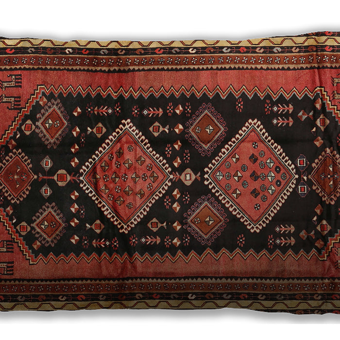 Traditional Classic Rectangular Saffron Red Lumbar Throw Pillow, 13 inch by 19 inch, lbtr2610