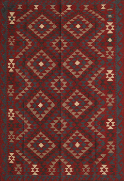 Machine Washable Traditional Tomato Red Rug, wshtr2611