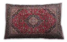 Traditional Classic Rectangular Camel Brown Lumbar Throw Pillow, 13 inch by 19 inch, lbtr2614