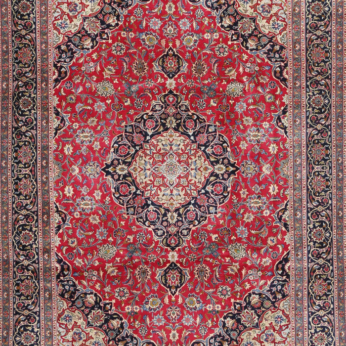 Traditional Camel Brown Medallion Rug, tr2614