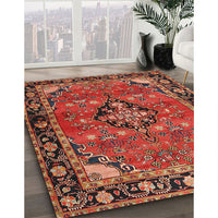 Traditional Rust Pink Persian Rug, tr2615