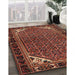 Traditional Rust Pink Persian Rug in Family Room, tr2617