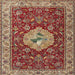 Square Traditional Red Persian Rug, tr2619