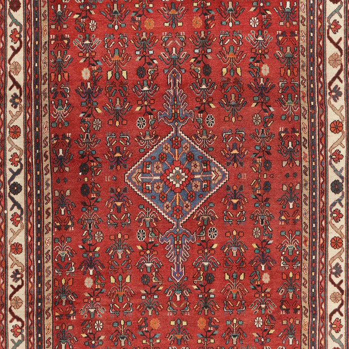 Traditional Orange Salmon Pink Persian Rug, tr2620
